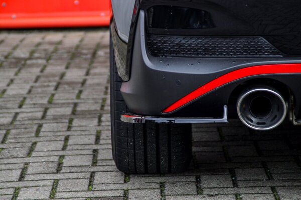 Heckansatz Seitenteile für Hyundai I30N Fastback Facelift Carbon Optik