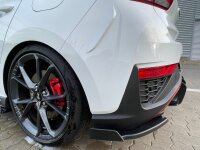 Heckansatz Seitenteile mit Wing Klavierlack Schwarz I30N Hatchback Facelift
