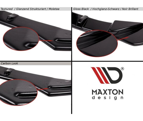Street Pro Heck Ansatz Flaps Diffusor für Hyundai I30 N Hatchback Mk3 Facelift Rot