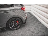 Street Pro Heck Ansatz Flaps Diffusor für Hyundai I30 N Hatchback Mk3 Facelift Rot