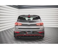 Street Pro Heck Ansatz Flaps Diffusor für Hyundai I30 N Hatchback Mk3 Facelift Rot