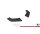 Street Pro Heck Ansatz Flaps Diffusor für Hyundai I30 N Hatchback Mk3 Facelift Rot