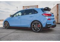 Robuste Racing Seitenschweller Ansatz Cup Leisten für Hyundai I30 N Mk3 Hatchback / Fastback Rot
