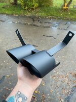 Doppelendrohr i20N 89mm Schwarz Matt Ja (Bitte im...