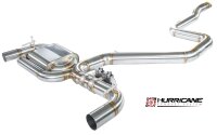Hurricane 3,5" Abgasanlage für Hyundai i30 N OPF Hatchback, Performance OPF, Project C OPF 250-275PS Rund 114mm Scharfkantig geschliffen