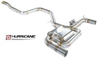 Hurricane 3,5" Abgasanlage für Hyundai i30 N OPF Hatchback, Performance OPF, Project C OPF 250-275PS Rund 114mm Scharfkantig geschliffen