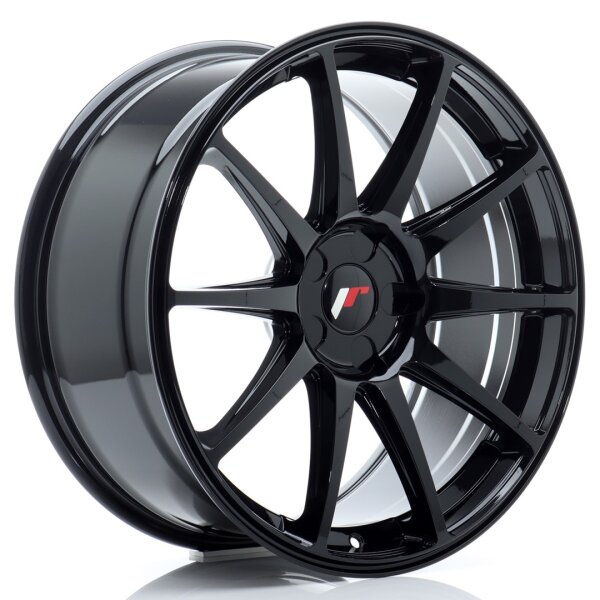 JR Wheels JR11 19x8,5 ET20-42 5H BLANK Gloss Black für i30N