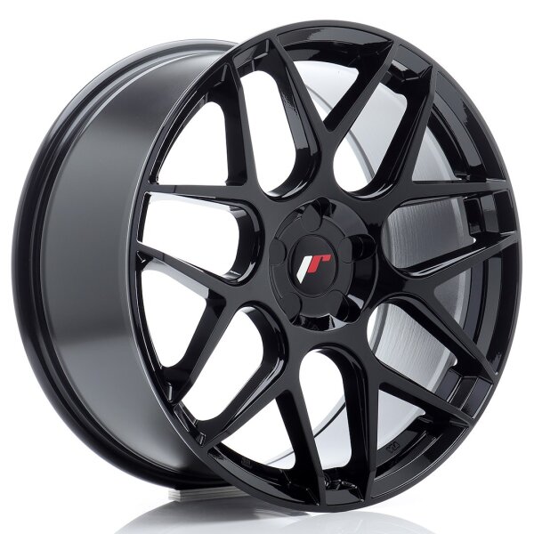 JR Wheels JR18 19x8,5 ET20-45 5H BLANK Gloss Black für i30N