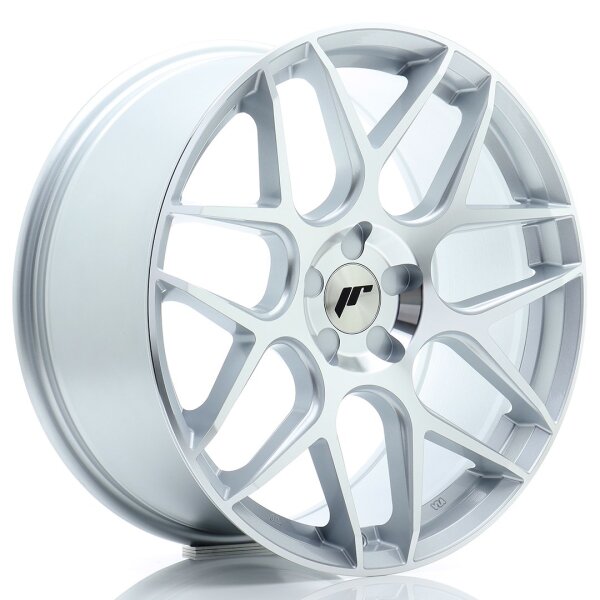 JR Wheels JR18 19x8,5 ET20-45 5H BLANK Silver Machined Face für i30N