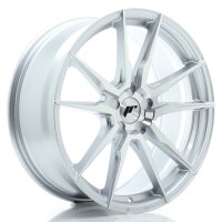 JR Wheels JR21 19x8 ET20-40 5H BLANK Silver Machined Face...