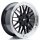 JR Wheels JR23 19x8,5 ET20-45 5H BLANK Gloss Black w/ Machined Lip für i30N