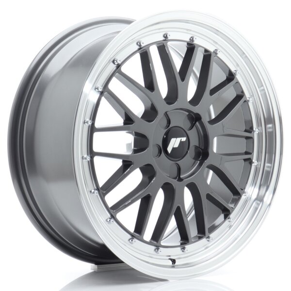 JR Wheels JR23 19x8,5 ET20-45 5H BLANK Hyper Gray w/ Machined Lip für i30N