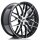 JR Wheels JR28 19x8,5 ET20-40 5H BLANK Gloss Black Machined Face für i30N