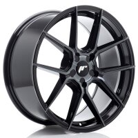 JR Wheels JR30 19x8 ET20-40 5H BLANK Black Machined w/...