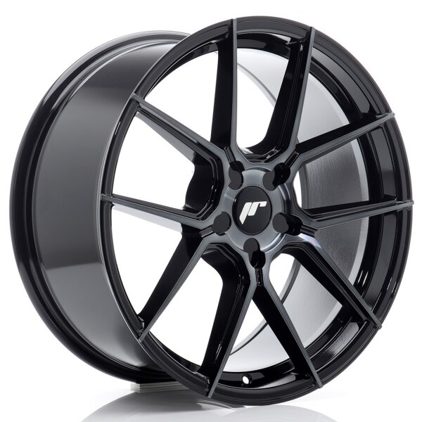 JR Wheels JR30 19x8,5 ET20-45 5H BLANK Black Machined w/ Tinted Face für i30N