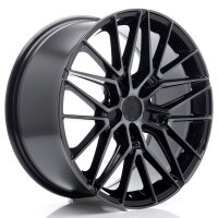 JR Wheels JR38 19x8 ET20-40 5H BLANK Black Machined w/...