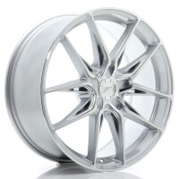 JR Wheels JR44 19x8 ET20-40 5H BLANK Silver w/ Machined...