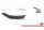 Front Stoﬂstangen Racing Flaps für Hyundai I30 N Mk3 schwarz Hochglanz