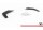 Front Stoﬂstangen Racing Flaps für Hyundai I30 N Mk3 schwarz Hochglanz