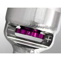 KW Gewindefahrwerk Variante 3 Inox mit einstellbarer Druck- und Zugstufendämpfung inkl. Stilllegung