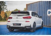 Heck Ansatz Diffusor V.3 für Hyundai I30 N Mk3 Hatchback schwarz Hochglanz