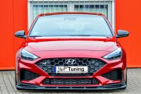 Cup Frontspoilerlippe für Hyundai I30 N Fastback + N-Line Facelift Carbon Optik