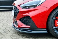 Cup Frontspoilerlippe für Hyundai I30 N Fastback + N-Line Facelift Carbon Optik