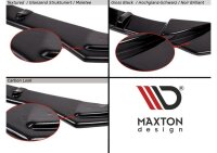 Heck Ansatz Flaps Diffusor + Flaps V.7 für Hyundai I30 N Mk3 Hatchback schwarz Hochglanz