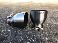 Endrohrsatz i30N Performance JDM gesteckt 114mm Silber Ja...