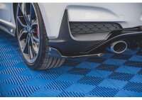 Heck Ansatz Flaps Diffusor V.4 für Hyundai I30 N Mk3 Hatchback schwarz Hochglanz