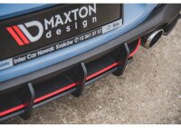 Robuste Racing Heckschürze V.1 für Hyundai I30 N Mk3 Hatchback Schwarz