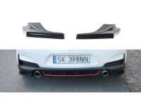 Heck Ansatz Flaps Diffusor für HYUNDAI I30 Mk3 N schwarz Hochglanz