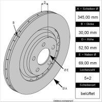 Tarox Bremsscheiben 2-teilig Sport Japan (bolted) Vorderachse